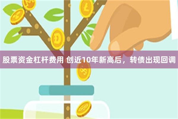 股票资金杠杆费用 创近10年新高后，转债出现回调
